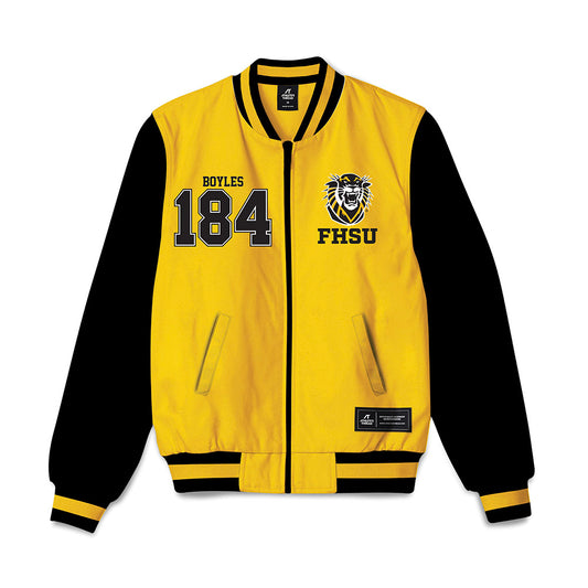 FHSU - NCAA Wrestling : Kyler Boyles - Bomber Jacket-0