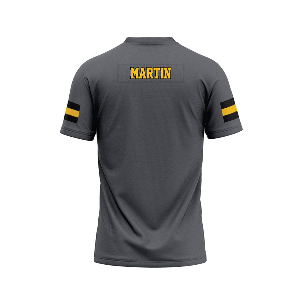 FHSU - NCAA Football : Isaac Martin - Grey Football Jersey-1