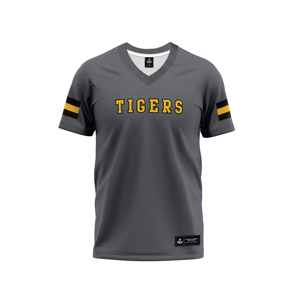 FHSU - NCAA Football : Isaac Martin - Grey Football Jersey-0