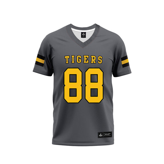 FHSU - NCAA Football : Noah McDoulett - Grey Football Jersey-0