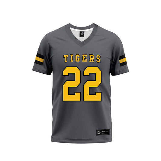 FHSU - NCAA Football : Sam Harp - Grey Football Jersey-0
