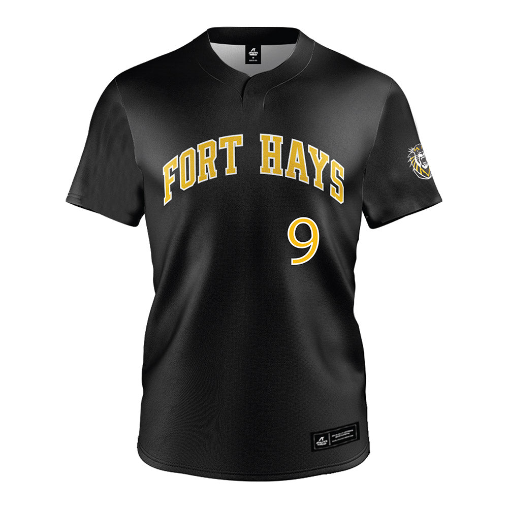 FHSU - NCAA Softball : Korryn Johnson - Black Jersey-0