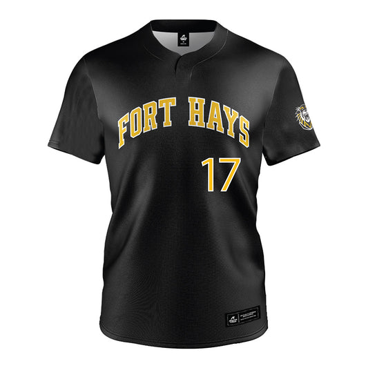 FHSU - NCAA Softball : Dezaree as Schmidt - Black Jersey-0