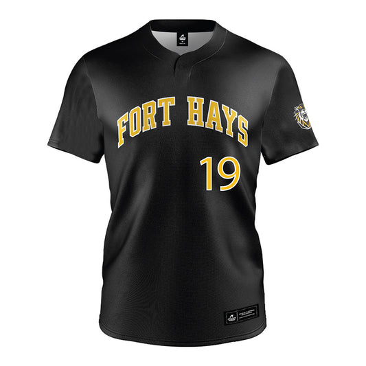 FHSU - NCAA Softball : Giabella Otani - Black Jersey-0