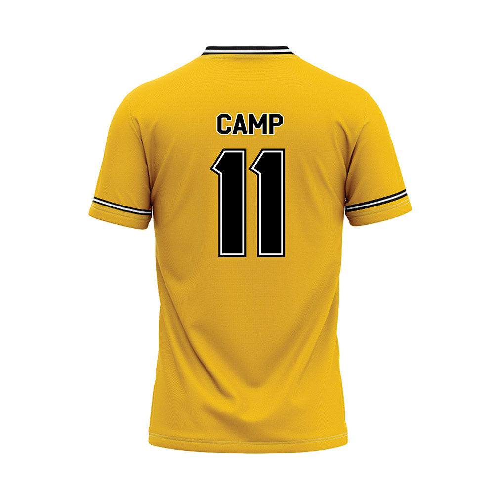 FHSU - NCAA Baseball : Caleb Camp - Yellow Baseball Jersey-1