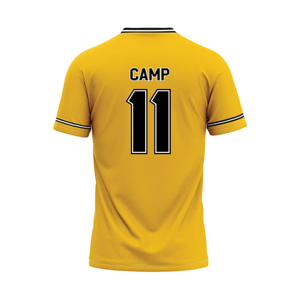 FHSU - NCAA Baseball : Caleb Camp - Yellow Baseball Jersey-1