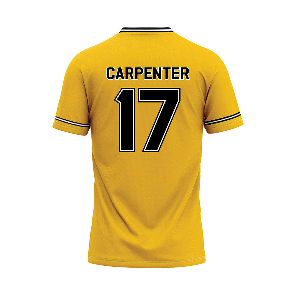 FHSU - NCAA Baseball : Kaleb Carpenter - Yellow Baseball Jersey-1