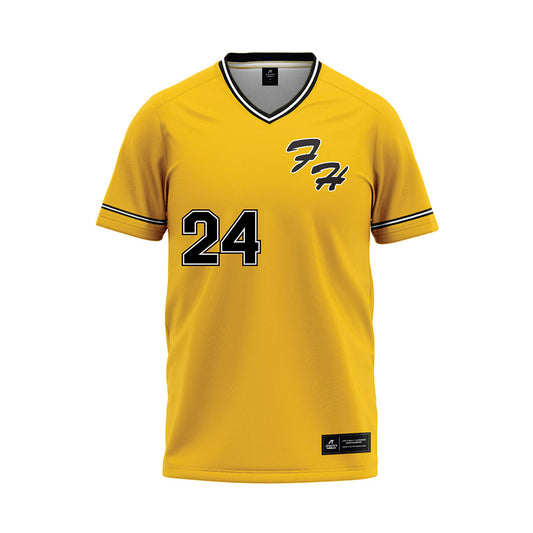 FHSU - NCAA Baseball : Lorenzo Gonzalez - Yellow Jersey-0