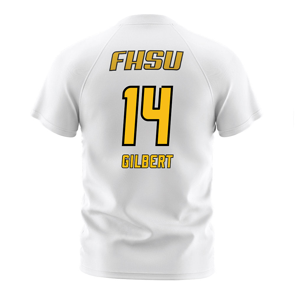 FHSU - NCAA Women's Soccer : Ally Gilbert - White Soccer Jersey-1