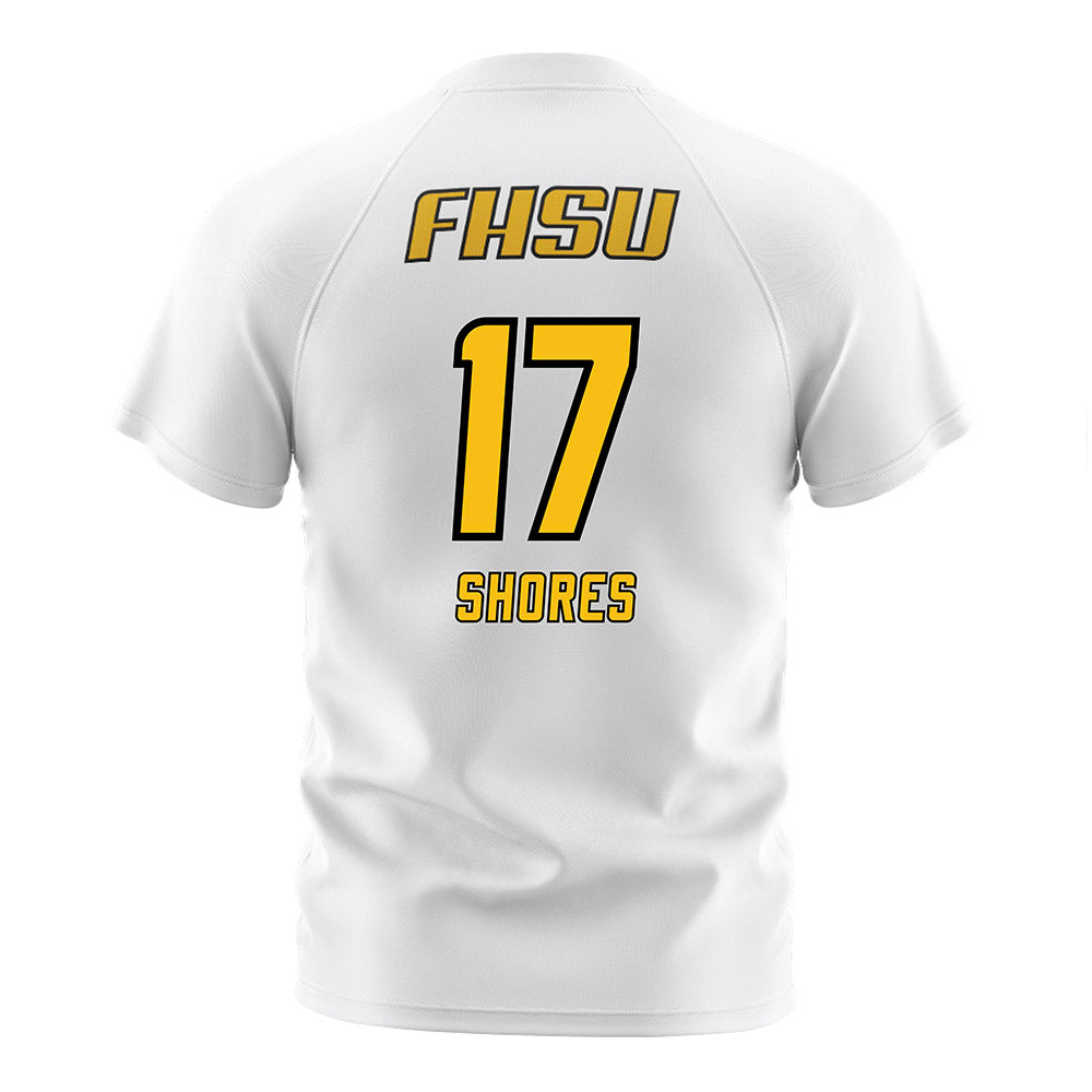 FHSU - NCAA Women's Soccer : Berit Shores - White Soccer Jersey-1