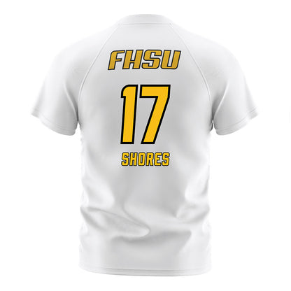 FHSU - NCAA Women's Soccer : Berit Shores - White Soccer Jersey-1