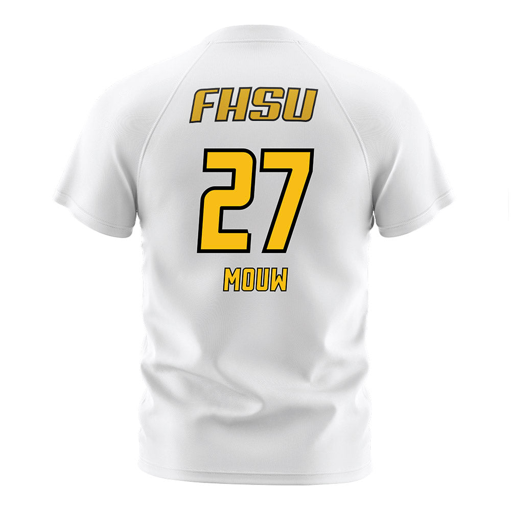FHSU - NCAA Women's Soccer : Olivia Mouw - White Soccer Jersey-1