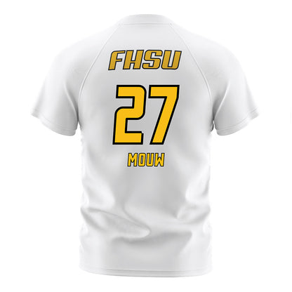 FHSU - NCAA Women's Soccer : Olivia Mouw - White Soccer Jersey-1
