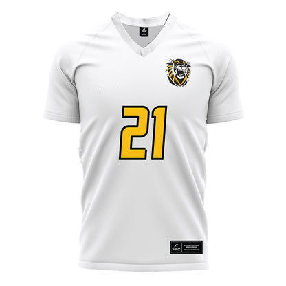 FHSU - NCAA Women's Soccer : Erin Cate - White Soccer Jersey-0