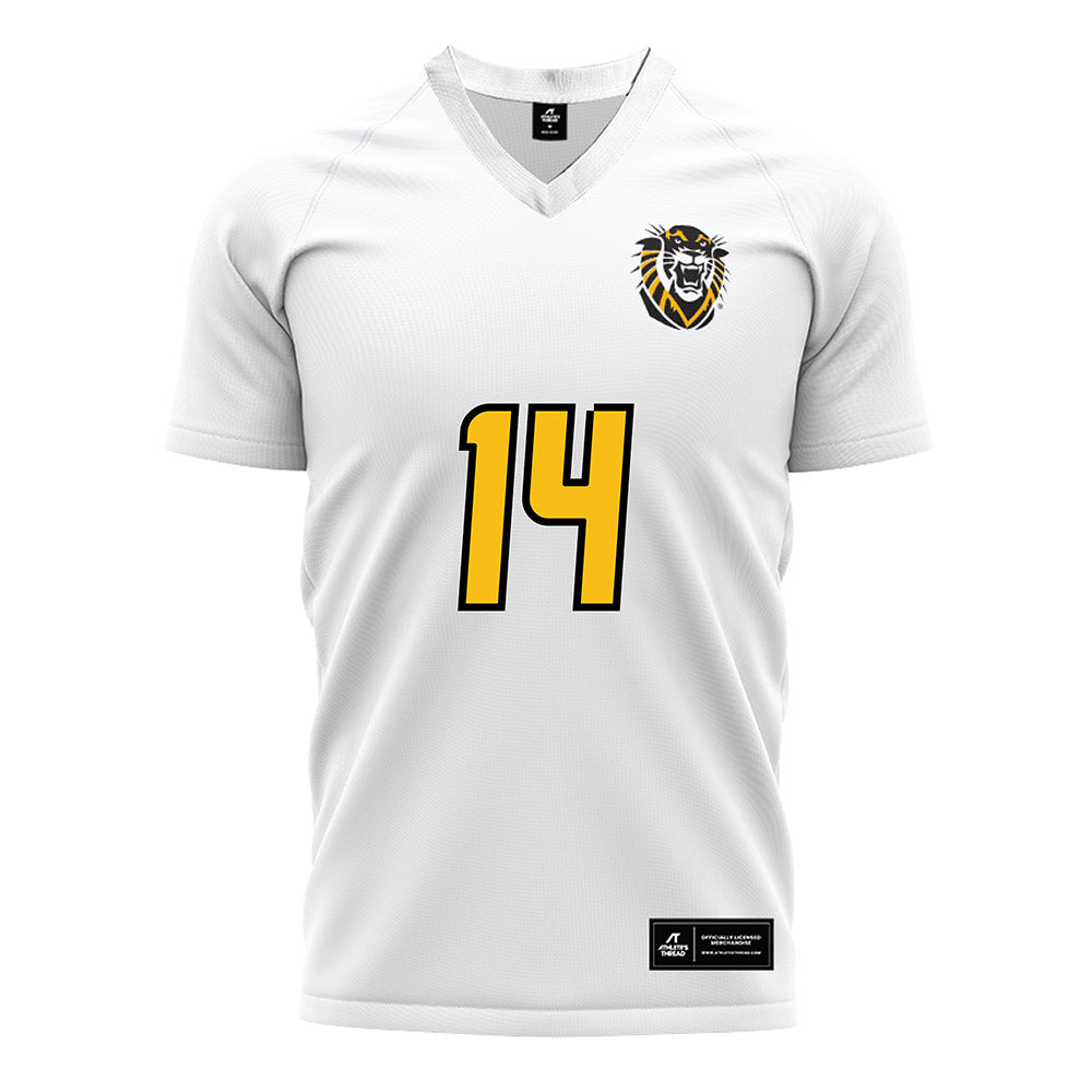 FHSU - NCAA Women's Soccer : Ally Gilbert - White Soccer Jersey-0