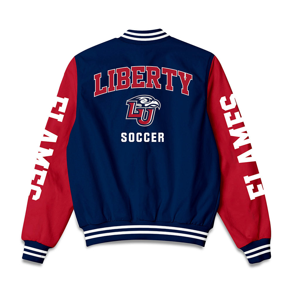Liberty - NCAA Men's Soccer : Elijah John - Bomber Jacket-1