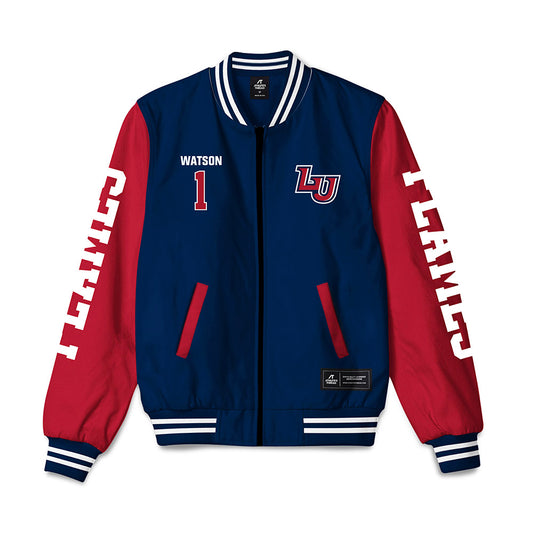 Liberty - NCAA Women's Lacrosse : Leah Watson - Bomber Jacket-0