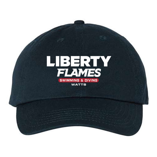 Liberty - NCAA Women's Swimming & Diving : Savannah Watts - Dad Hat-0