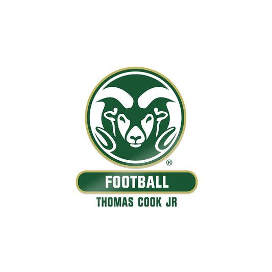 Colorado State - NCAA Football : Thomas Cook jr - Sticker-0