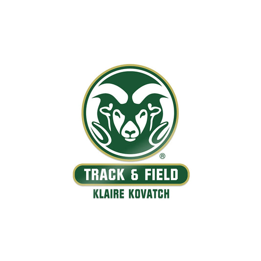 Colorado State - NCAA Women's Track & Field : Klaire Kovatch - Sticker-0