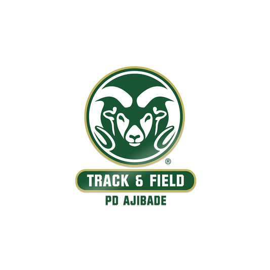 Colorado State - NCAA Men's Track & Field : Pd Ajibade - Sticker-0