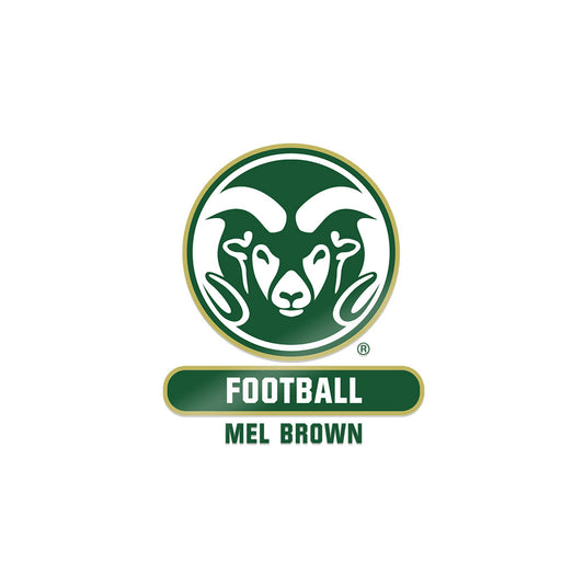 Colorado State - NCAA Football : Mel Brown - Sticker-0
