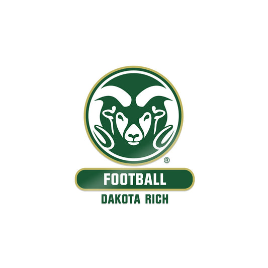 Colorado State - NCAA Football : Dakota Rich - Sticker-0