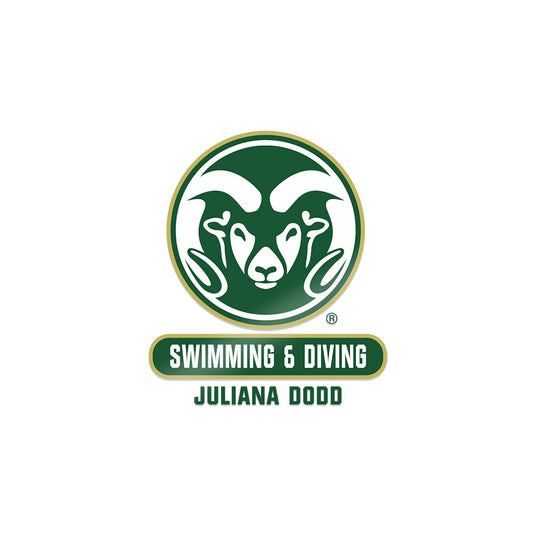 Colorado State - NCAA Women's Swimming & Diving : Juliana Dodd - Sticker-0