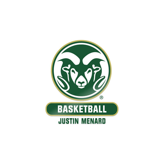 Colorado State - NCAA Men's Basketball : Justin Menard - Sticker-0