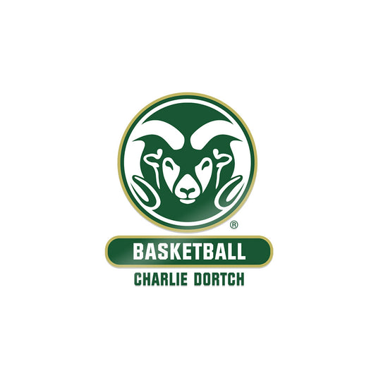 Colorado State - NCAA Men's Basketball : Charlie Dortch - Sticker-0