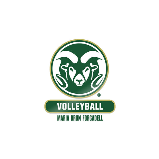 Colorado State - NCAA Women's Volleyball : Maria Brun Forcadell - Sticker-0