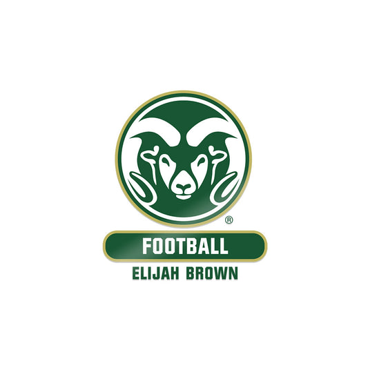 Colorado State - NCAA Football : Elijah Brown - Sticker-0