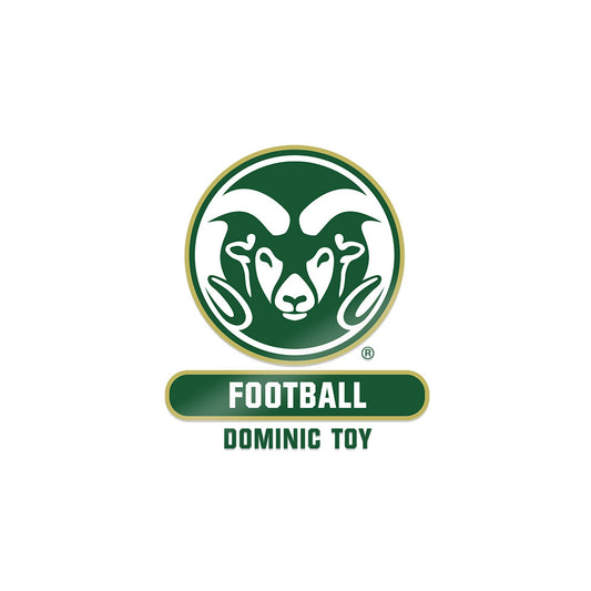 Colorado State - NCAA Football : Dominic Toy - Sticker-0