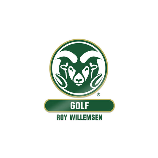 Colorado State - NCAA Men's Golf : Roy Willemsen - Sticker-0