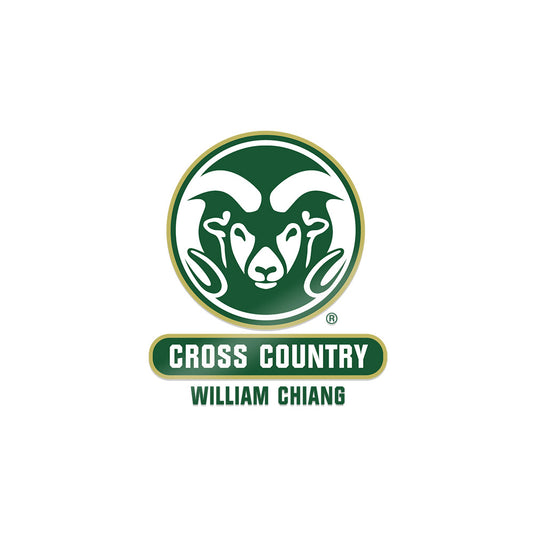 Colorado State - NCAA Men's Cross Country : William Chiang - Sticker-0