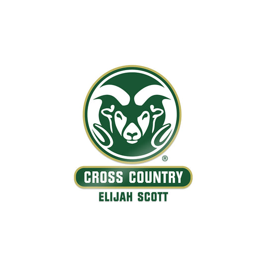Colorado State - NCAA Men's Cross Country : Elijah Scott - Sticker-0