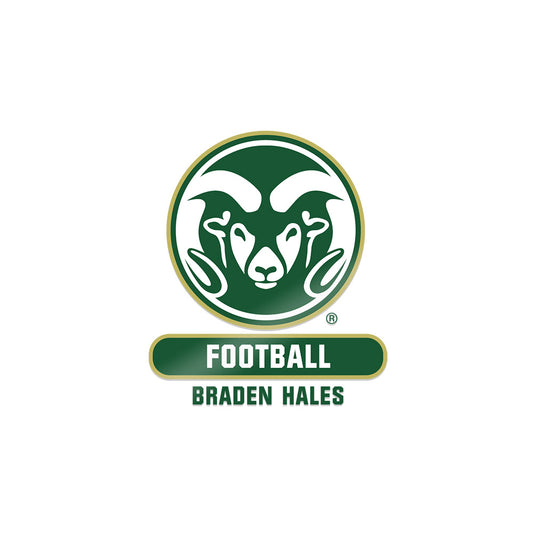 Colorado State - NCAA Football : Braden Hales - Sticker-0
