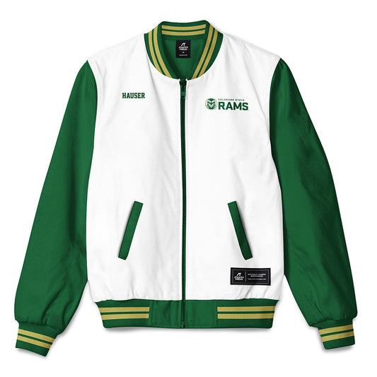 Colorado State - NCAA Women's Swimming & Diving : Margo Hauser - Bomber Jacket-0