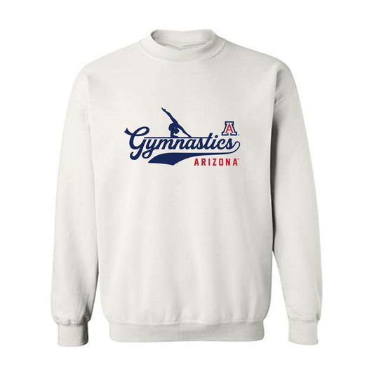 Arizona - NCAA Women's Gymnastics : Emma Strom - Sports Shersey Crewneck Sweatshirt-0