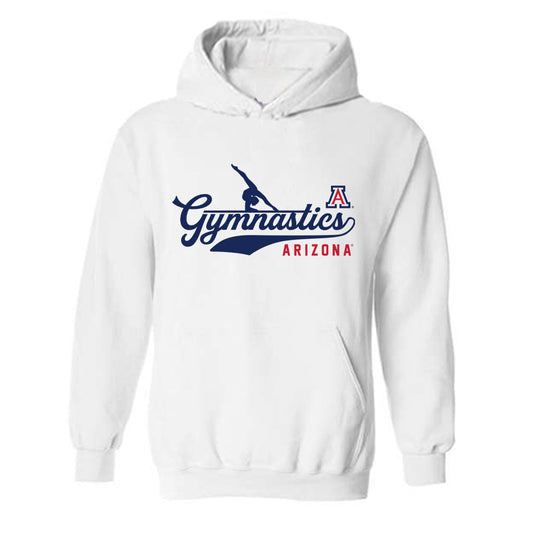 Arizona - NCAA Women's Gymnastics : Emma Strom - Sports Shersey Hooded Sweatshirt-0