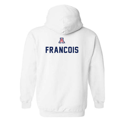 Arizona - NCAA Men's Basketball : Jackson Francois - Sports Shersey Hooded Sweatshirt-1