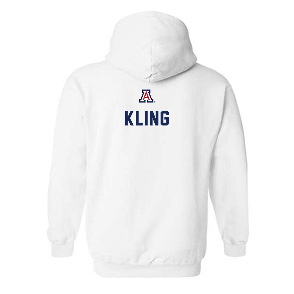 Arizona - NCAA Baseball : Corey Kling - Sports Shersey Hooded Sweatshirt-1