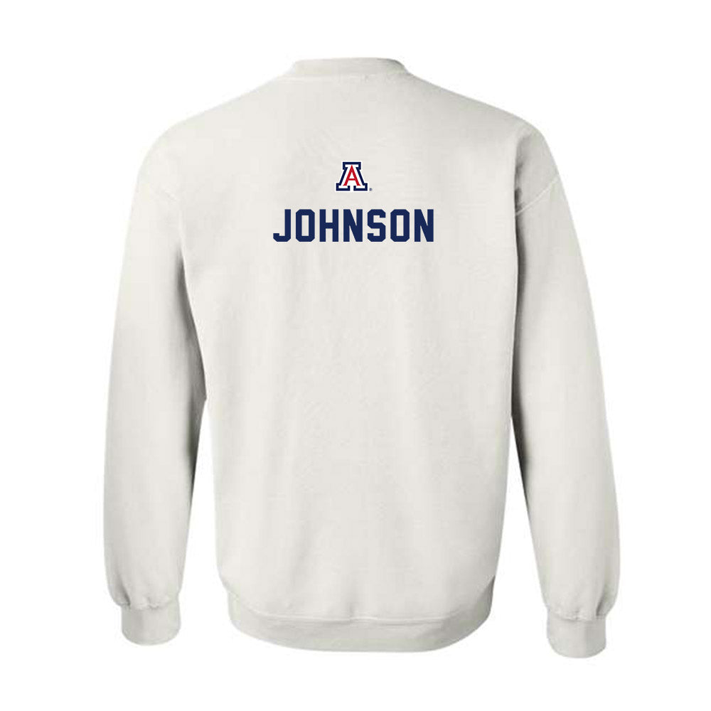 Arizona - NCAA Women's Soccer : Kyleigh Johnson - Sports Shersey Crewneck Sweatshirt-1