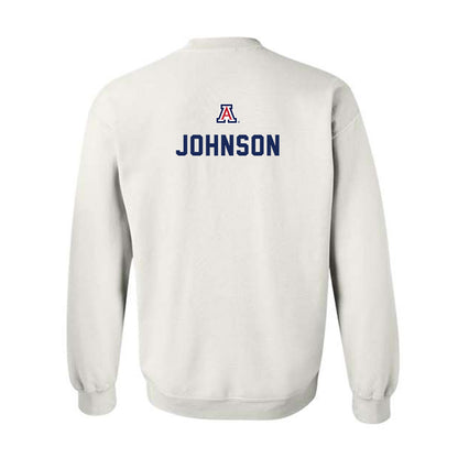 Arizona - NCAA Women's Soccer : Kyleigh Johnson - Sports Shersey Crewneck Sweatshirt-1