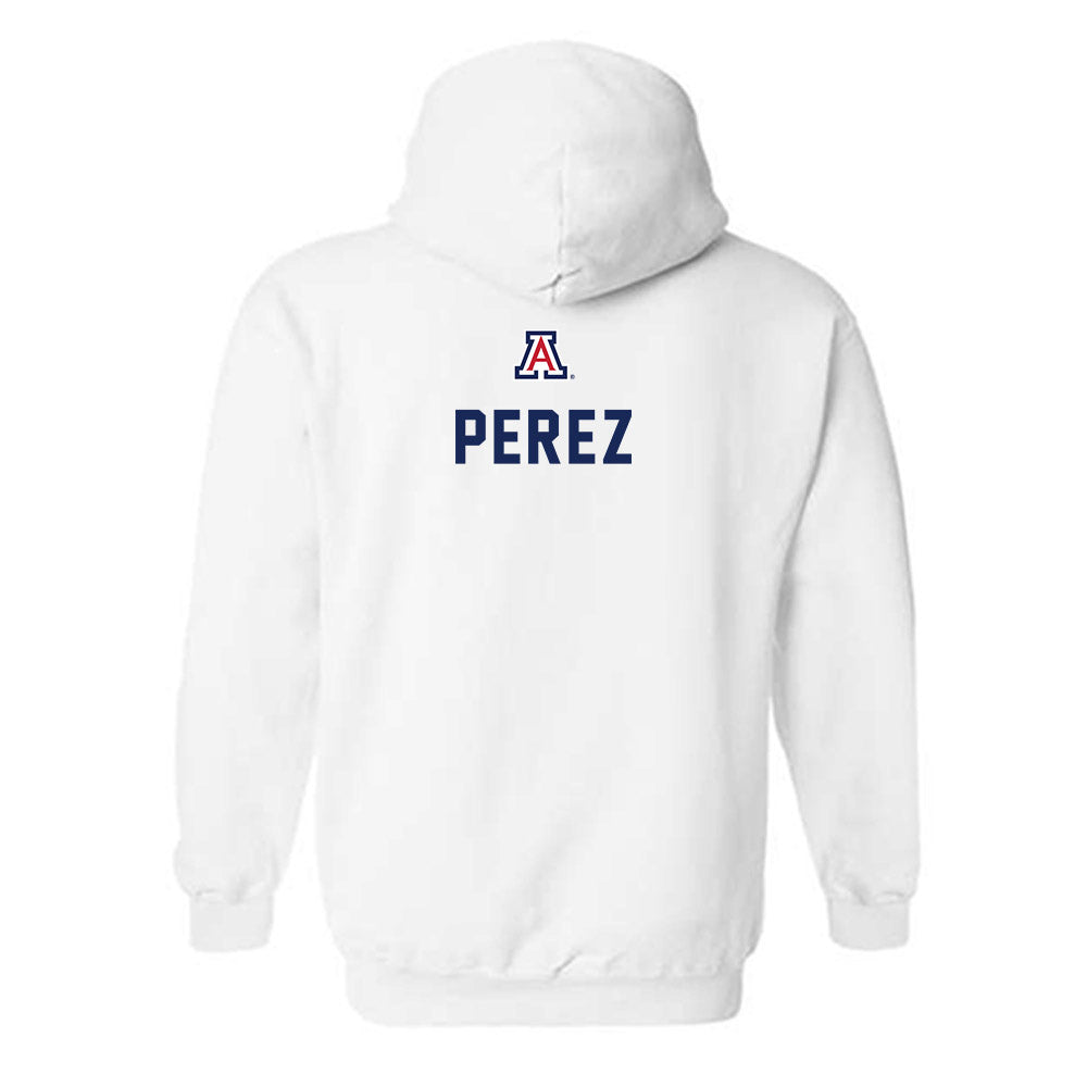 Arizona - NCAA Football : Isaac Perez - Sports Shersey Hooded Sweatshirt-1