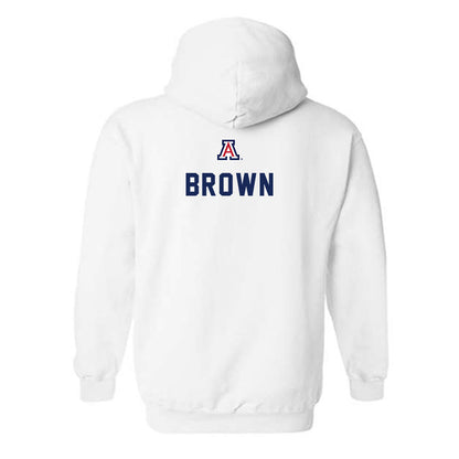 Arizona - NCAA Football : Kason Brown - Sports Shersey Hooded Sweatshirt-1