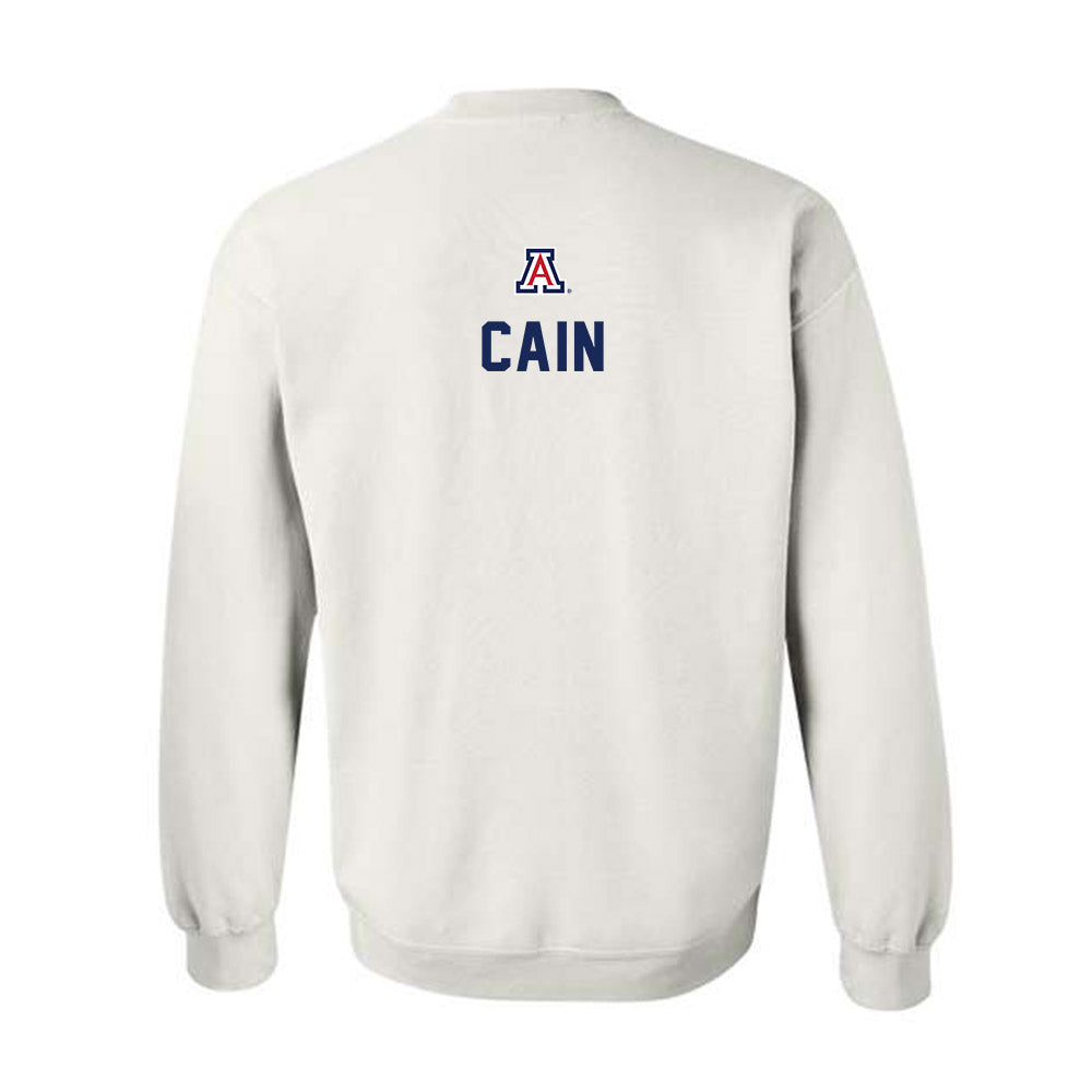 Arizona - NCAA Baseball : Andrew Cain - Sports Shersey Crewneck Sweatshirt-1
