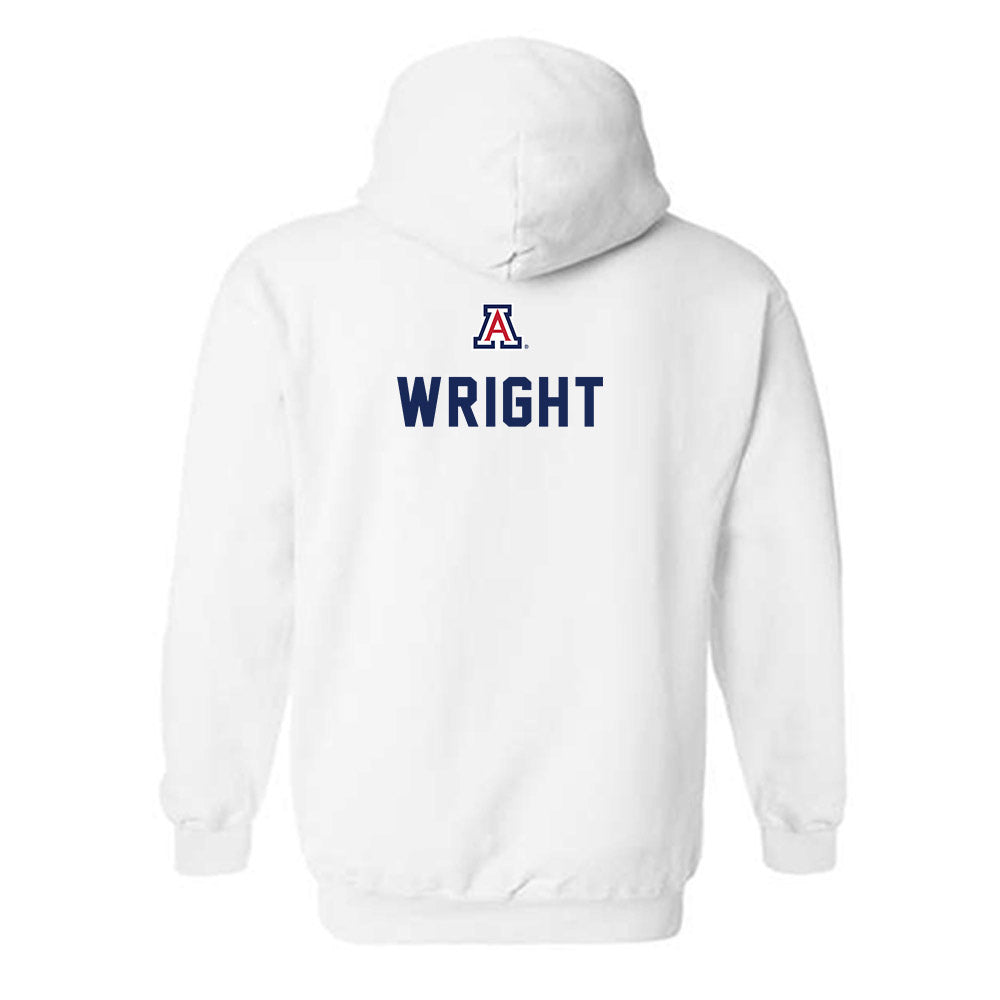 Arizona - NCAA Softball : Sarah Wright - Sports Shersey Hooded Sweatshirt-1