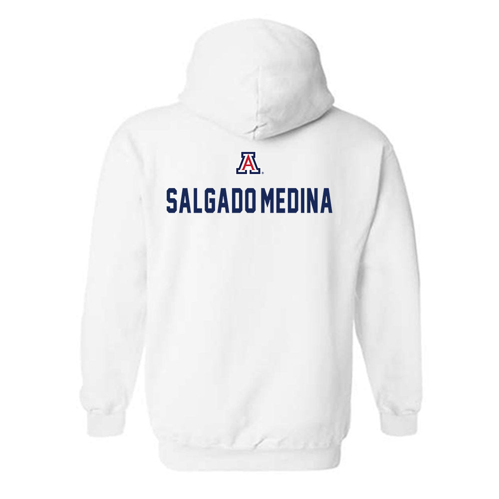 Arizona - NCAA Football : Michael Salgado-Medina - Sports Shersey Hooded Sweatshirt-1