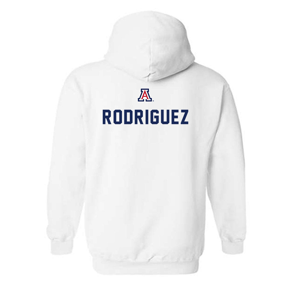 Arizona - NCAA Men's Track & Field : Xavier Rodriguez - Sports Shersey Hooded Sweatshirt-1